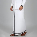Men's Cotton Kerala Dhoti Traditional South Indian Vesti