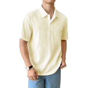 T-Shirt for Men – Soft Breathable Fabric | Regular Fit Half Sleeve Collar Tee for Summer Casual Wear (Available in Plus Size)