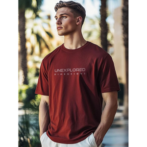 Cotton T Shirts for Men Stylish | Regular Fit | Graphic Printed T Shirts for Men 180 GSM Combed Cotton | Round Neck Half Sleeve