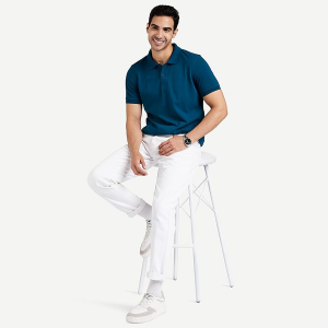 Symbol Men's Cotton Rich Solid Polo Tshirt | Collar Tshirts | Half Sleeves | Plain-Regular Fit (Available in Plus Sizes and Combo Pack of 2)