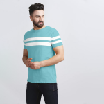 T-Shirt for Mens Double Stripes on Chest