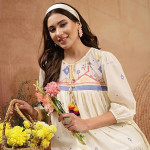 Women's Cotton Tiered Dress