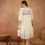 Women's Cotton Tiered Dress