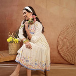 Women's Cotton Tiered Dress