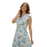 Floral Printed One Piece Dress for Women