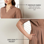 Women's Fit & Flare Wrap Dress